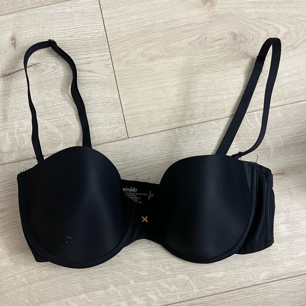 Frederick's strapless Black Bra